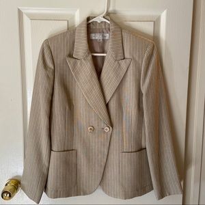 Tahari Strips Blazer 6Petite
